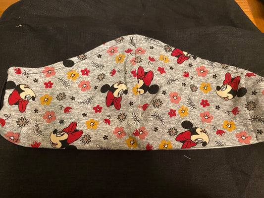 Grey Minnie Mouse Mask